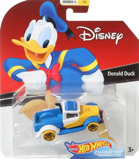 Hot Wheels Character Cars Disney Donald Duck Pato Donald Universo Hot Wheels