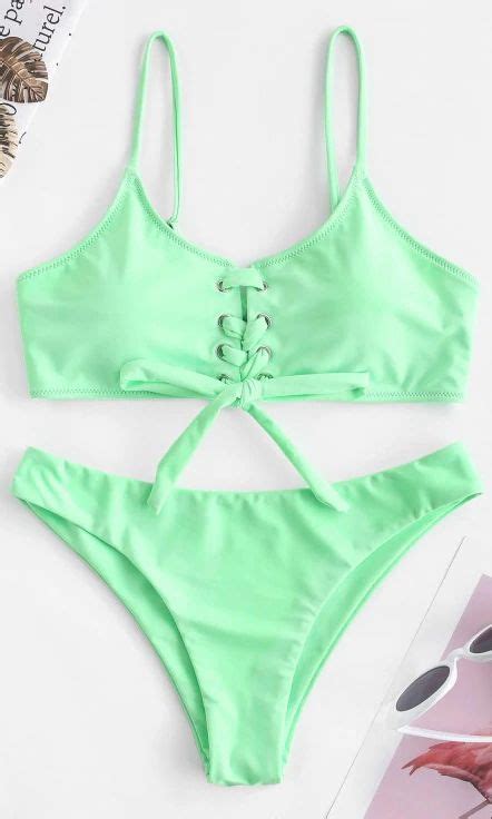 Cobunny Bikini Set Low Waist Strappy Triangle Brazilian Artofit