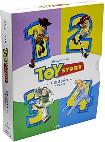 Filmes Toy Story Blu ray Box Coleção 4 Discos Disney Pixar MercadoLivre