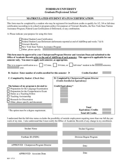 Certification Of Student Status Complete With Ease AirSlate SignNow