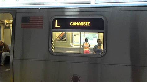 Mta New York City Subway Canarsie Rockaway Pkwy Bound R L Train