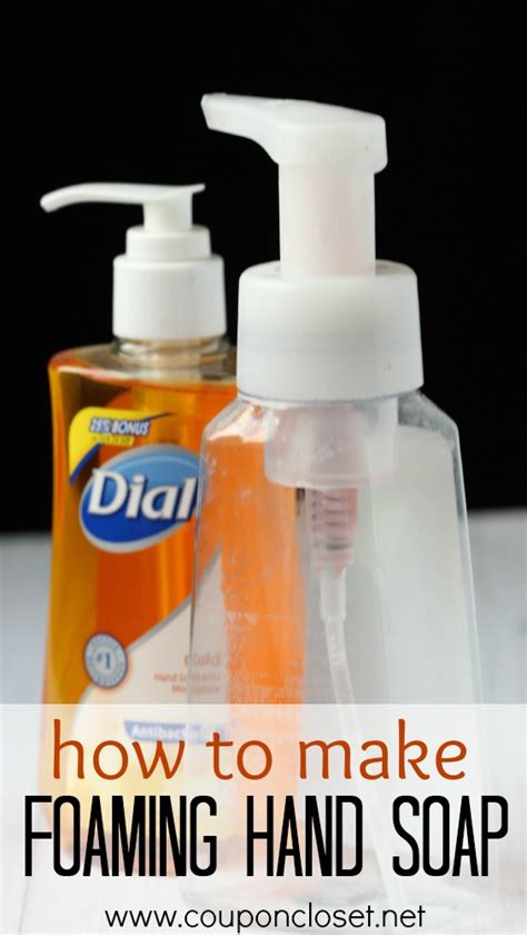 How To Make Foaming Hand Soap Coupon Closet