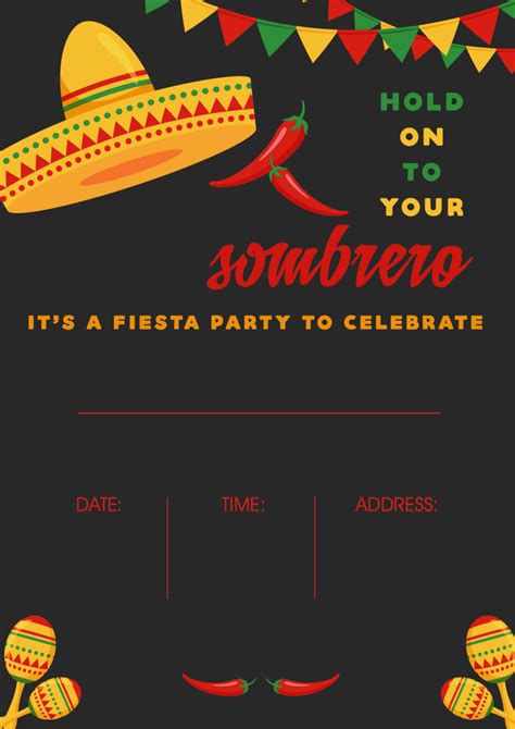 Free Mexican Party Invitations - All Free Invitations