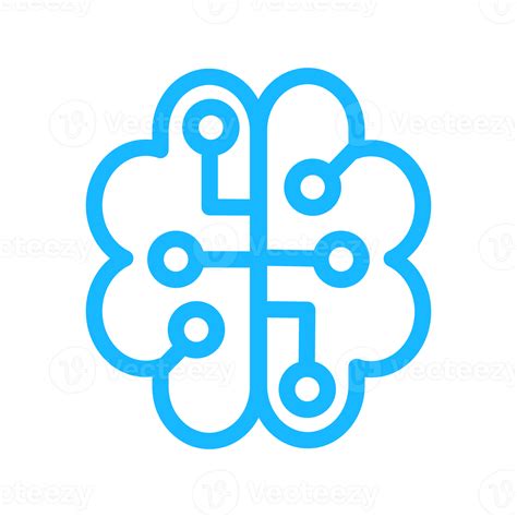 Brain Icon Design For Artificial Intelligence Technology Theme 15151854 Png