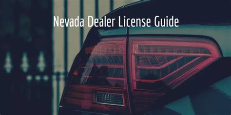 How To Get A Nevada Dealer License Surety Bonds Blog