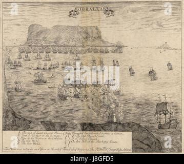 Gibraltar Map Stock Photo Alamy