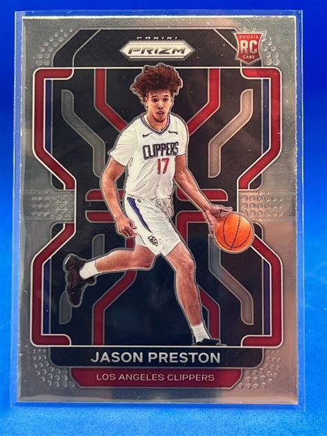 2021 22 Panini Prizm Jason Preston Base Rookie RC 327 Los Angeles