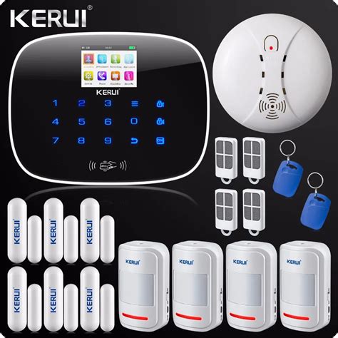 G19 Wireless App Controlled LCD GSM SMS RFID Autodial Touch Keypad Home