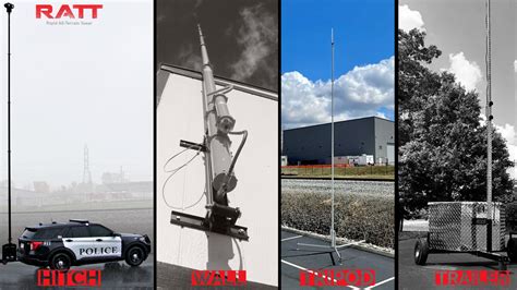 RATT Pneumatic Telescopic Masts Devices Telescopic Masts For Mobile