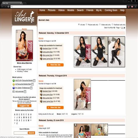 Freeones Gives Porn Site Art Lingerie An Overall Review Rating Of
