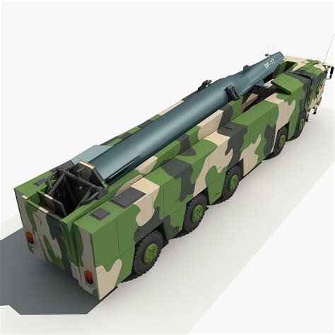 China DF 17 hypersonic missile 3D Model $149 - .max .fbx - Free3D