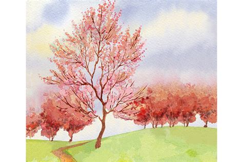 Watercolor Art Instructions|Watercolor Instructions for Painting a Tree