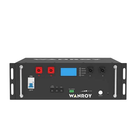 WANROY 51 2V 100Ah LiFePO4 Battery 5 12kWh ESS With Built In 100A BMS