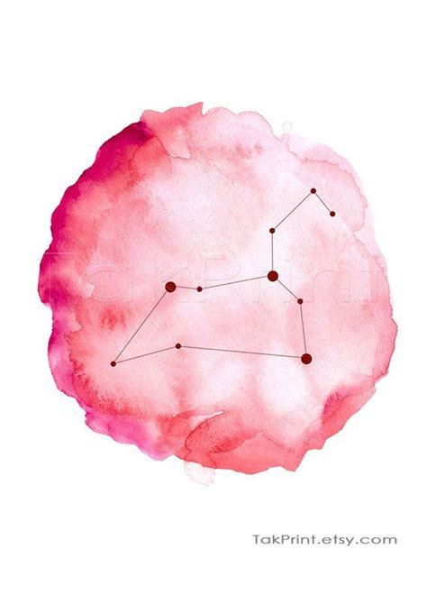 Leo Zodiac Print Leo Constellation Art Print Astrology Wall | Etsy | Constellations art print ...