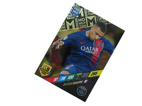 PANINI FIFA 365 2024 KARTY PIŁKARSKIE X RARE MOMENTUM KYLIAN MBAPPE PSG