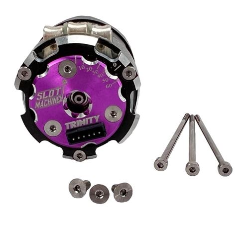 Trinity Slot Machine And Double Down Titanium Motor Screw Kit Rc Car Action