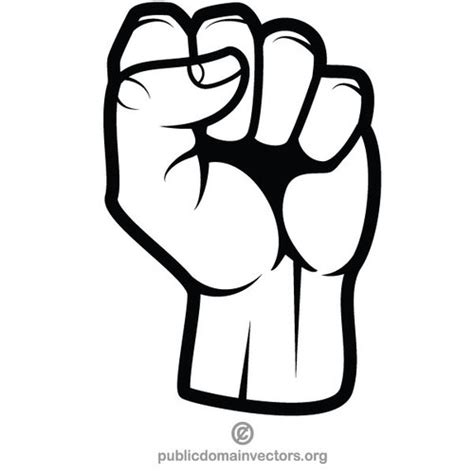 Raised Fist Icon At Getdrawings Free Download