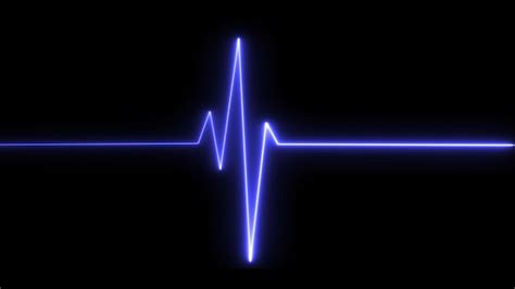 Premium Photo Hert Beat Cardiogram Graph Background Neon Pulse Line