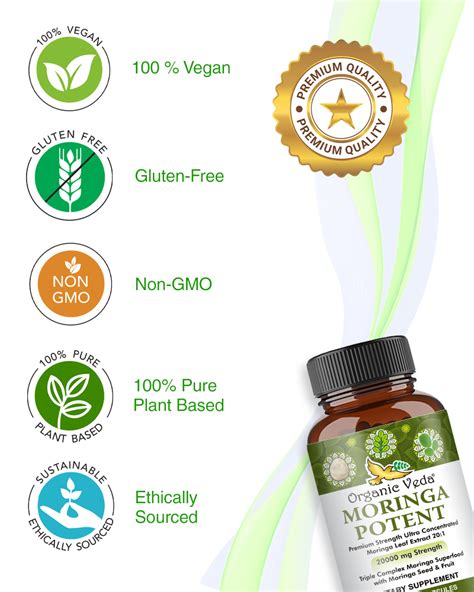 Moringa Potent Triple Capsules Organicveda