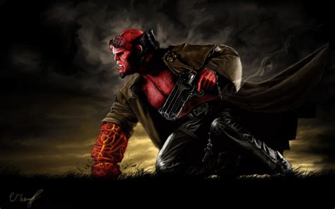 Hellboy first try by Victor-Lam-art on DeviantArt