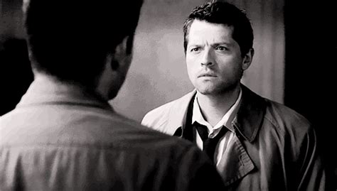 Dean And Cas  Black And White