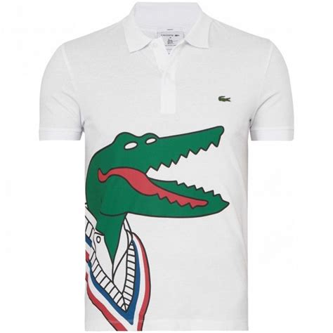 Lacoste Mens Polo Shirt With Crocodile Regular Fit Ph0410 K01