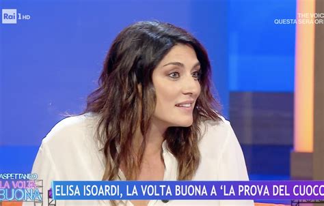 Elisa Isoardi La Fine De La Prova Del Cuoco Fu Un Momento Difficile