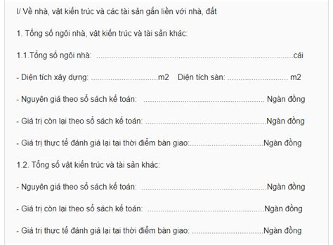 Mẫu biên bản bàn giao nhà xưởng cho thuê chính xác nhất Trần Anh Group