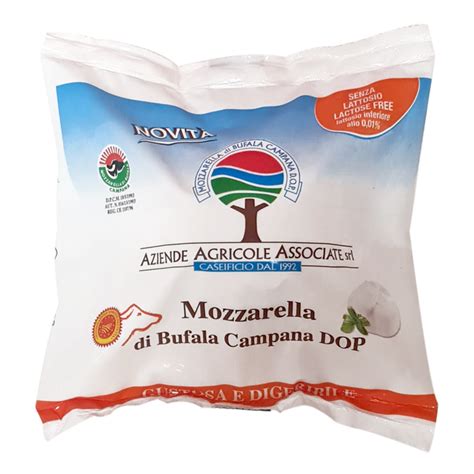 Mozzarella Di Bufala Campana Dop Senza Lattosio 125g Aziende Agricole