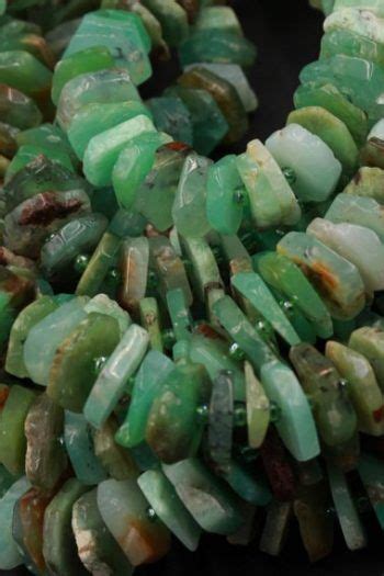 Chrysoprase Chip Nugget Beads Raw Chrysoprase Beads For Sale Trong 2024