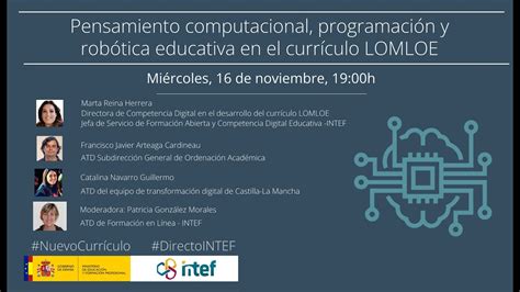 Pensamiento computacional programación y robótica educativa en el