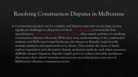 Ppt Construction Lawyers Melbourne Kapadia Legal Powerpoint