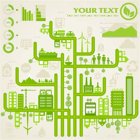 Eco City Infographics, Infographics | GraphicRiver