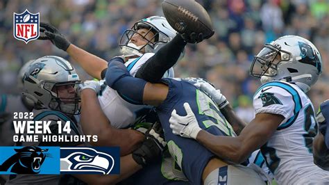 Carolina Panthers Vs Seattle Seahawks 2022 Week 14 Game Highlight