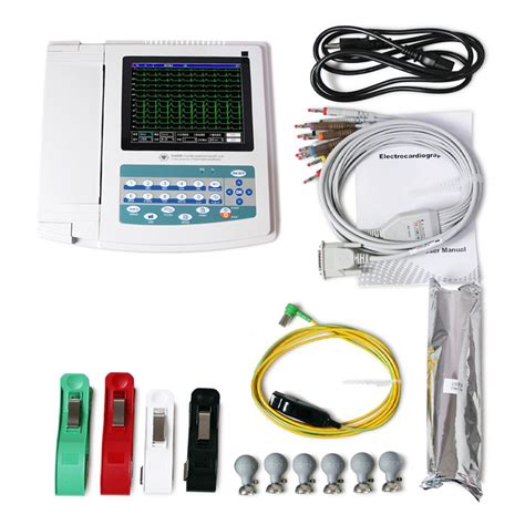 Contec ECG1200g Blood Pressure Holter Electrocardiogram Portbale