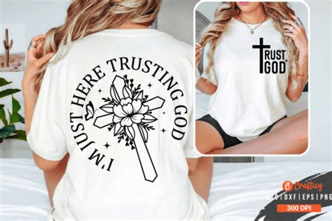 Trust God Font And Back Svg Design Graphic By Graftify · Creative Fabrica