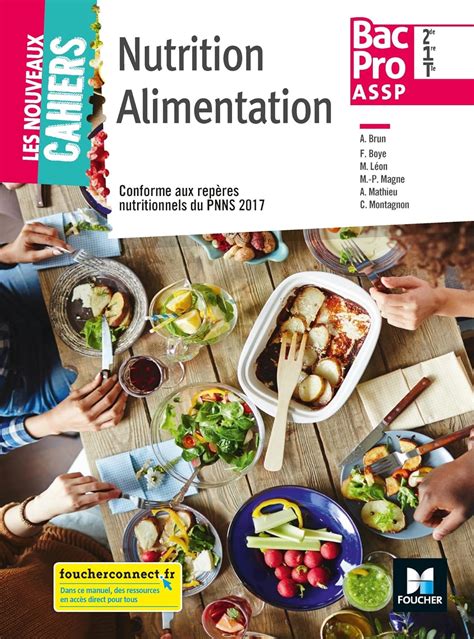 Les Nouveaux Cahiers Nutrition Alimentation De Re Tle Bac Pro Assp