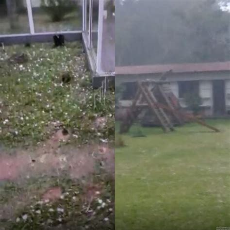 V Deos Sc Registra Chuva De Granizo Na Tarde Desta Quinta Veja A