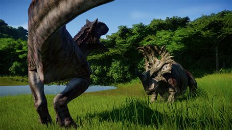 Jurassic World Evolution Carno Vs Sino 05 By Kanshinx3 On Deviantart