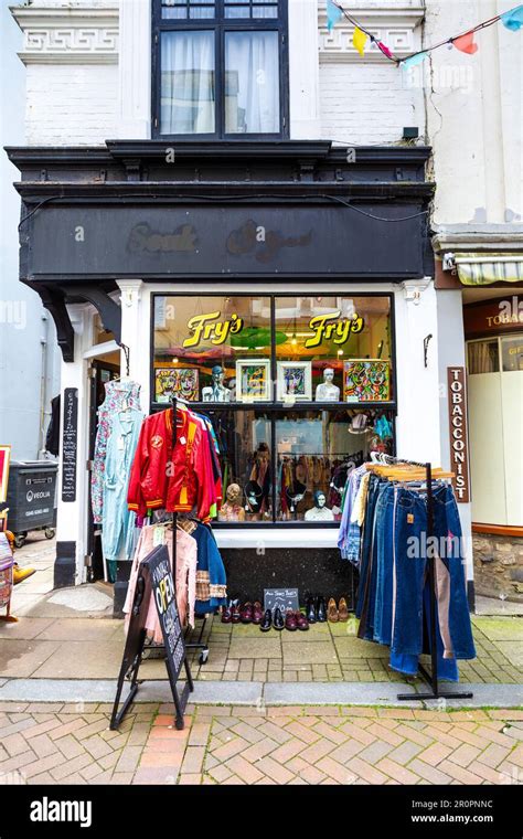 Exterior Of A Vintage Shop On George Street Hastings East Sussex