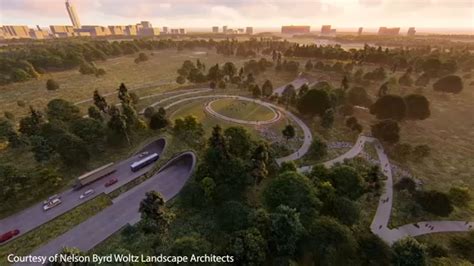 Memorial Park Land Bridge And Prairie Ribbon Cutting Ceremony Takes Place Before Grand Opening