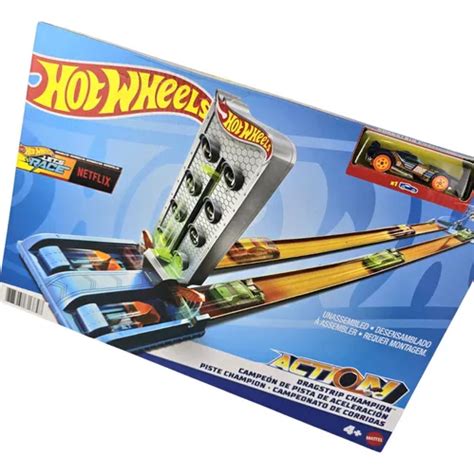 Pista Hot Wheels Campe N De Pista De Aceleraci N Mercadolibre