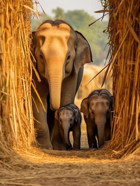 Premium Photo Elephants In Chiang Mai