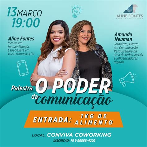 13 03 2019 PALESTRA O PODER DA COMUNICAÇÃO Conviva Coworking