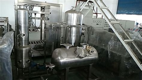 Ethanol Recovery Oil Concentration Single Effec Falling Film Evaporator