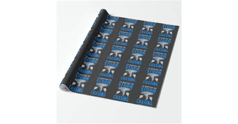 Funny Storm Chasing Meteorology Tornado Fan Wrapping Paper Zazzle