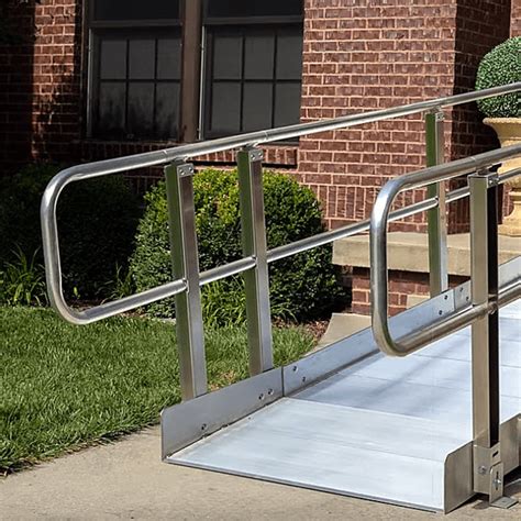 Pvi Ontrac Solid Aluminium Ramp With Handrails For Home