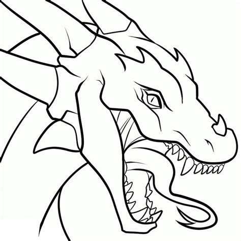 Easy To Draw Dragon Images Drawing Word Searches