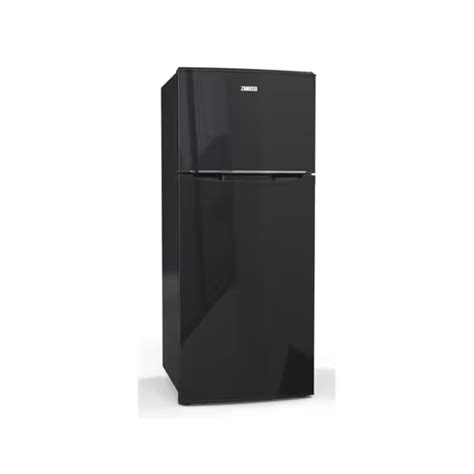 Zanussi Refrigerator 406 Liter No Frost Top Freezer Black Technology