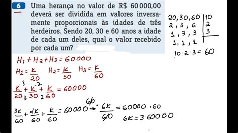 Uma Heran A No Valor De R Dever Ser Dividida Em Valores